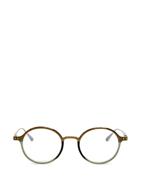 Linda Farrow round-frame glasses Brown LFL1717