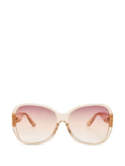 Linda Farrow oversized-frame sunglasses Neutrals LFL1726