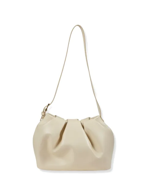 Themoirè Athena draped bucket bag Neutrals TMAB0OOVFBUTTERCREAM