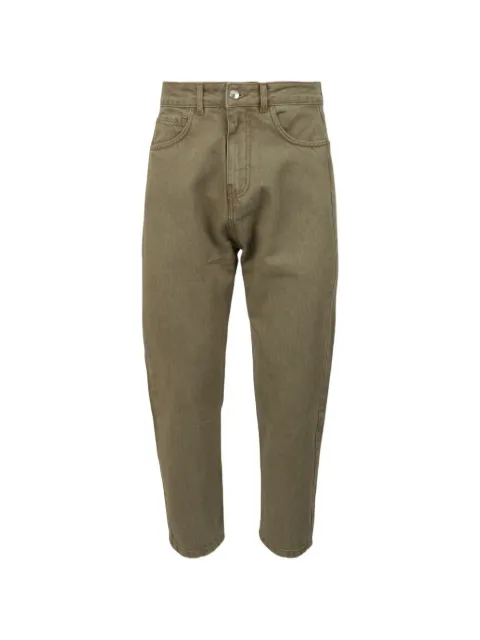 GCDS Stemma carrot-fit jeans Green C1MWQI191D087SANDSHELLTAUPE