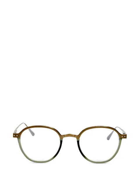 Linda Farrow round-frame glasses Brown LFL1720