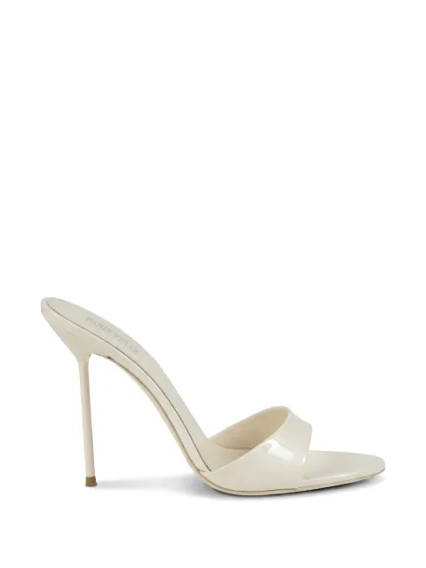 Paris Texas Lidia 105 patent-leather heeled sandals Neutrals PX836XVN01