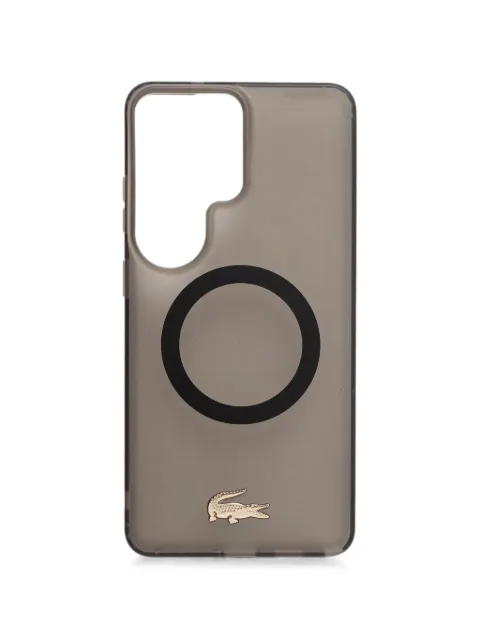 Lacoste logo-plaque Samsung Galaxy S26 Ultra case Grey LCHMS26LUFWAK