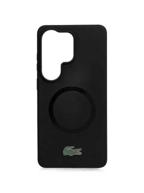 Lacoste logo-plaque Samsung Galaxy S26 Ultra case Black LCHMS26LSLAK