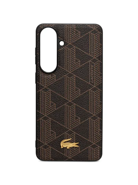Lacoste logo-plaque Samsung Galaxy S26 Plus case Brown LCHMS26MPBSMW