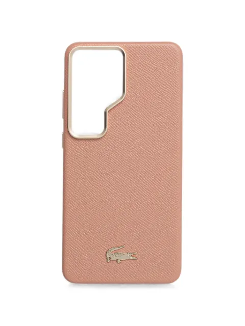 Lacoste logo-plaque Samsung Galaxy S26 Ultra case Pink LCHMS26LPCEGP