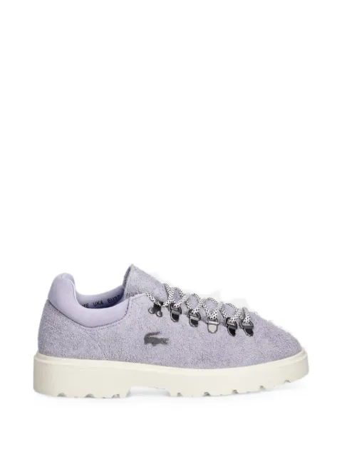 Lacoste suede logo-plaque sneakers Purple 50SFA0040