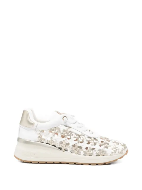 Carmela woven-design sneakers White 162287