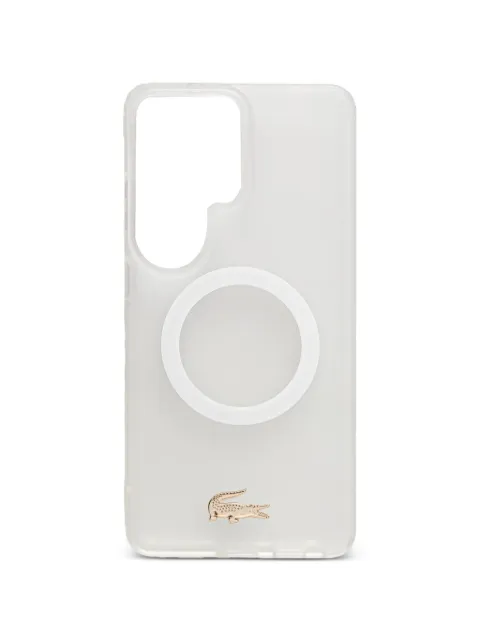 Lacoste logo-plaque Samsung Galaxy S26 Ultra case White LCHMS26LUFWAH