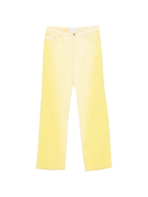 Roberto Cavalli Vintage 2000s straight-leg jeans Yellow RC250BHD