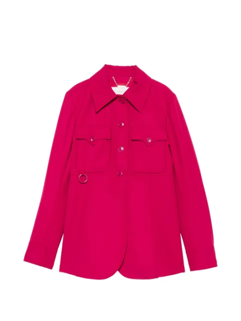 ZIMMERMANN Luna flap-pocket jacket Pink 7279JS261