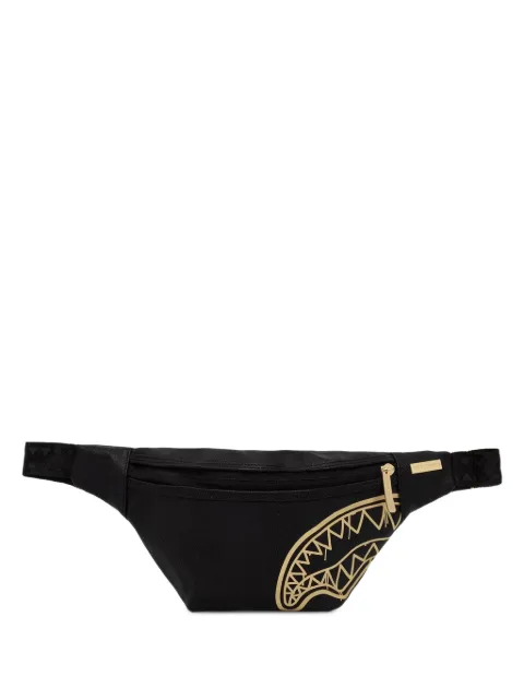 Sprayground Gold Fang Savvy belt bag Black 910B8979NSZ