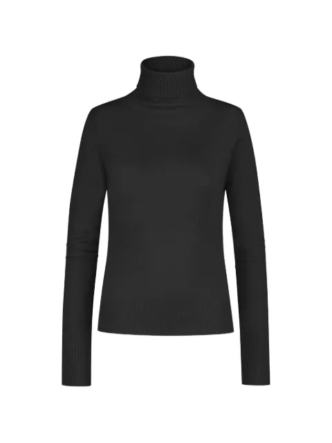 CHAMOIS Fou roll-neck long-sleeve sweater Black CCLF2008