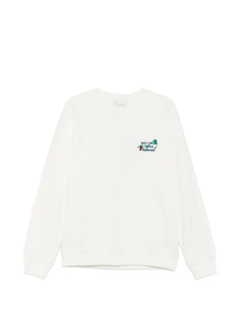 Drôle De Monsieur cotton sweatshirt White LSW209CO127