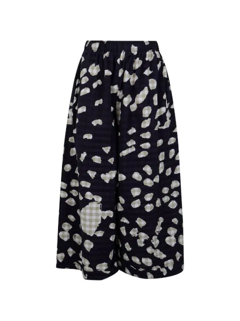 Daniela Gregis abstract-print elasticated-waist trousers Blue P7ACC590
