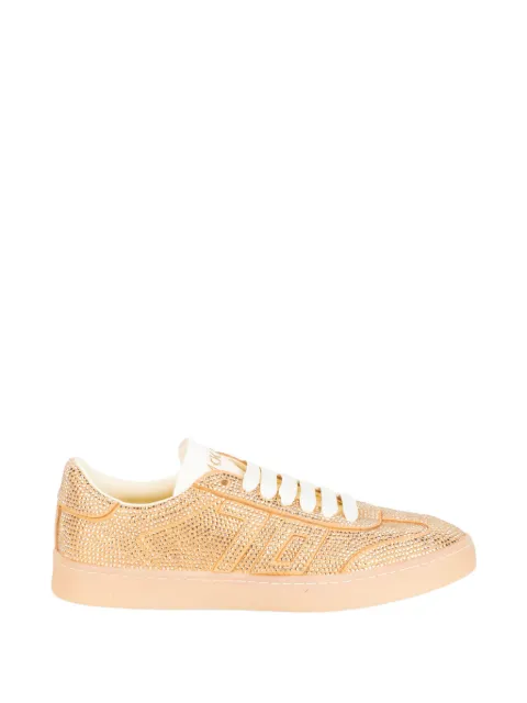 BACK 70 sMART strass-embellished leather sneakers Gold STRASSSMALLSMARTT2602STRASSGOLD