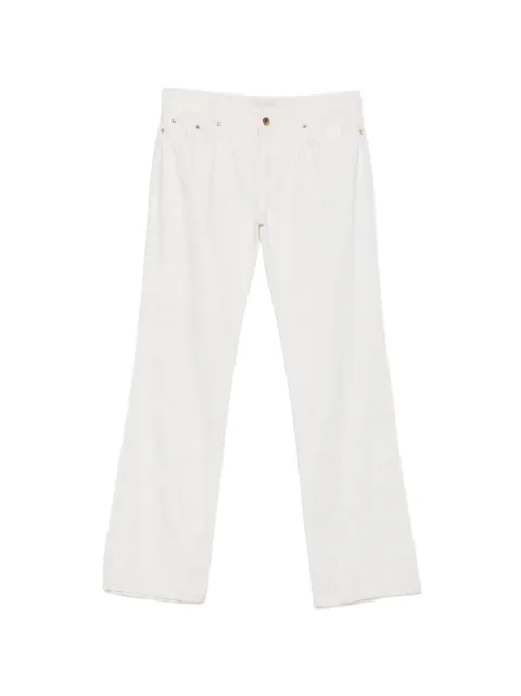 Roberto Cavalli Vintage 2000s zebra-print trousers White RC290BHA