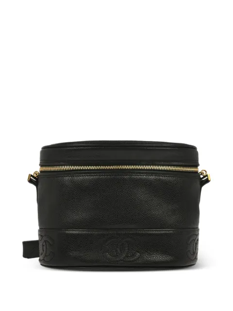 CHANEL Pre-Owned 1997 Triple CC-logo shoulder bag Black 135900