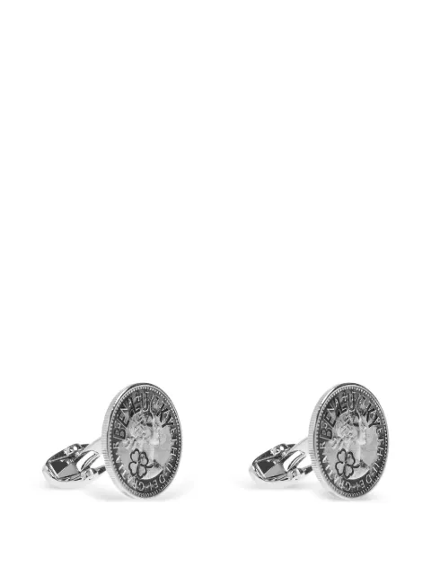Paul Smith coin-detail cufflinks Silver M1ACUFFWCOIN