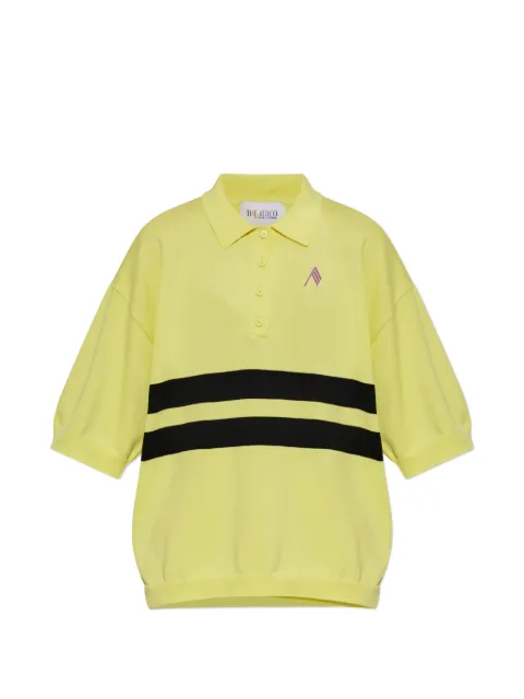 The Attico striped polo shirt Yellow 260WCI00032KCC007AA