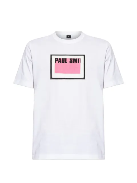 PS Paul Smith logo-print cotton T-shirt White M2R011RWP6867