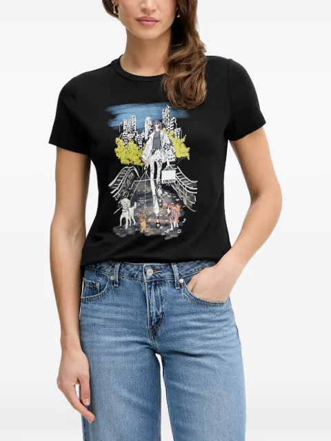 DKNY graphic-print short-sleeve T-shirt Black P61M0WNA