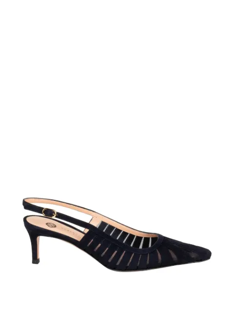 Roberto Festa Fenice cutout-detail pumps Blue FENICECAMOSCIOBLUNAVY