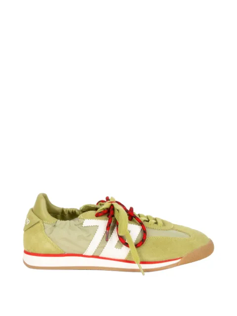 BACK 70 Rocket logo-patch panelled sneakers Green ROCKETA26111COTTONOLIVE