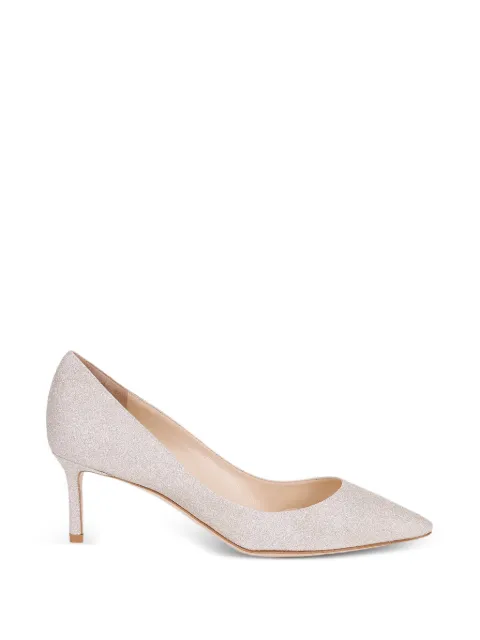 Jimmy Choo Romy glitter pumps Silver J00017977