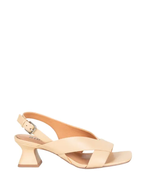 Bibi Lou crossover-strap slingback sandals Neutrals 520Z10VK