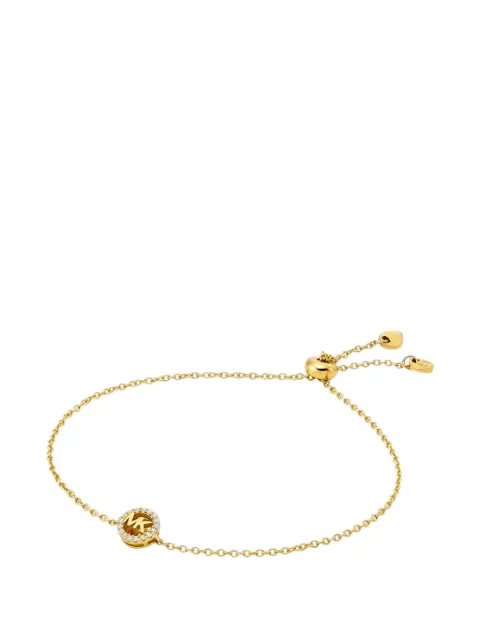 Michael Kors logo-plaque pavé-set bracelets Gold MKC1762CZ710