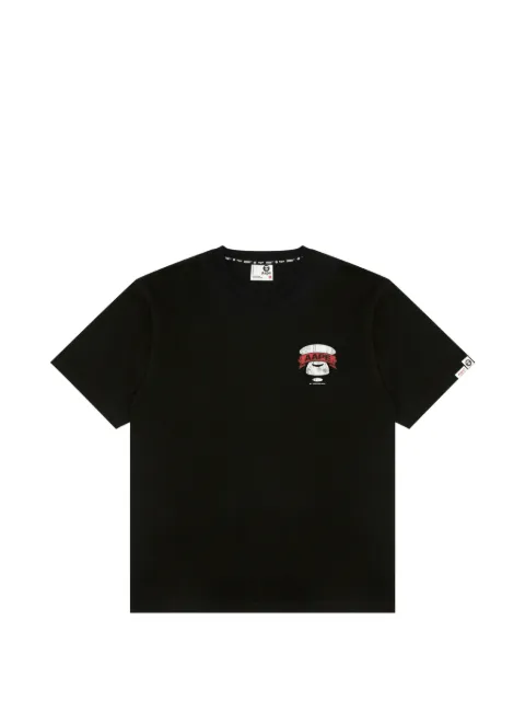 AAPE BY *A BATHING APE® graphic-print T-shirt Black ATE1859XXQ