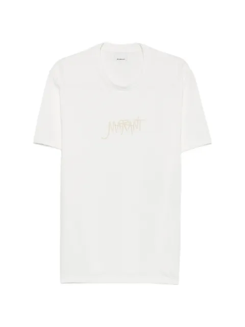 MARANT logo-embroidered T-shirt White TS0052HCD3N09H