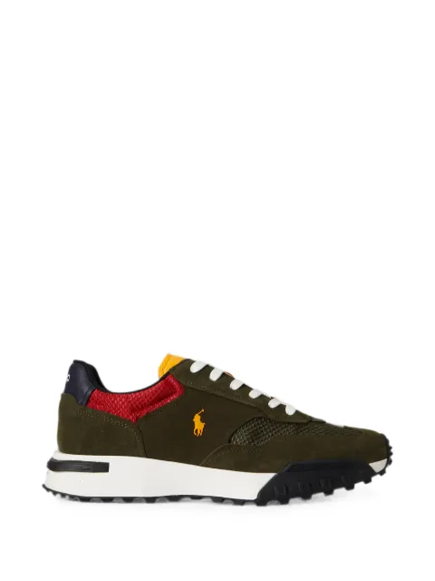Polo Ralph Lauren Eldridge panelled leather sneakers Green 809P17879001