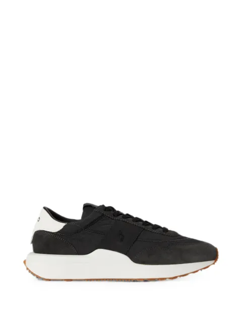 Polo Ralph Lauren Train 89 suede-panelled trainer Black 809P15709001