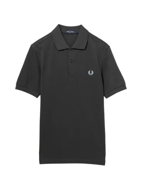 Fred Perry logo-embroidered polo shirt Grey M6000