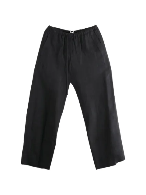 Amomento drawstring palazzo pants Black AM26SSW20PT