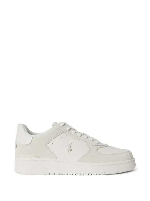 Polo Ralph Lauren Masters Court leather-suede trainers White 809P15491001