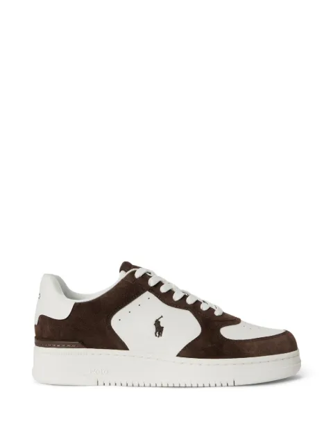 Polo Ralph Lauren Masters Court leather-suede trainers Brown 809P15491002