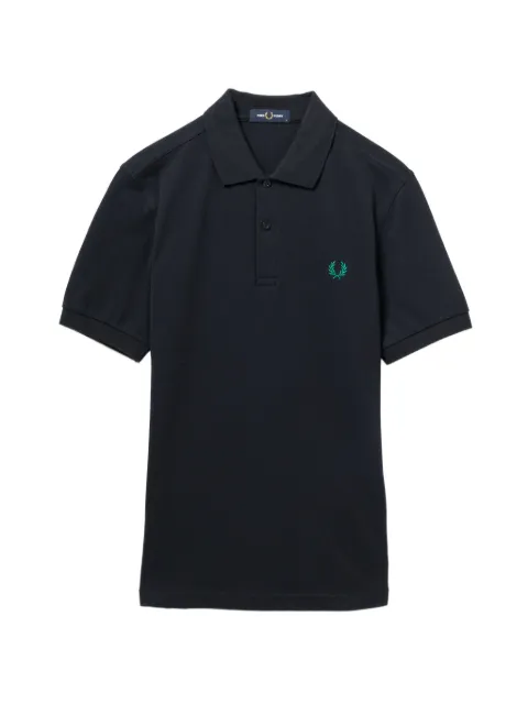 Fred Perry logo-embroidered polo shirt Blue M6000