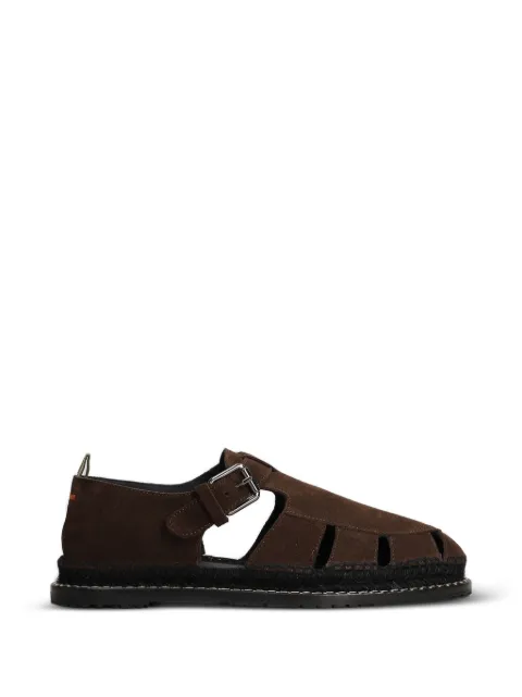 Castañer Fito buckle-fastening cutout espadrilles Brown 0260522