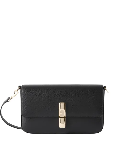 Furla small Iride leather cross body bag Black WB02206ARE000