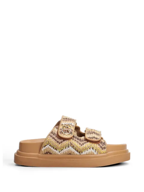 Marc Ellis Calipso 002 touch-strap flat sandals Neutrals ME261D300