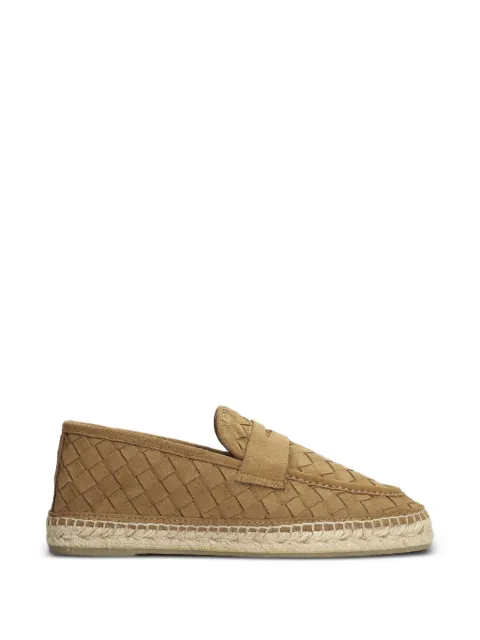 Castañer Nilo 186 woven-suede espadrilles Neutrals 026001
