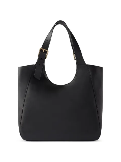 Furla large Dora buckle-detail leather tote bag Black WB02133BX44821007