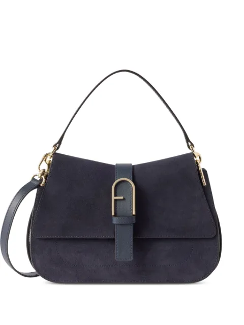 Furla logo-plaque top-handle tote bag Blue WB00996BX30451007