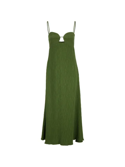 Johanna Ortiz Dream Spinner cutout maxi dress Green PT03698