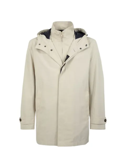 Fay Morning parka hooded jacket Neutrals NAM15520230ZAV