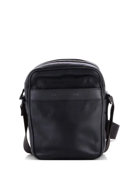 Louis Vuitton Pre-Owned Danube Handbag Monogram Shadow Leather PM crossbody bag Black IS9DM7K0OGVRW3UP
