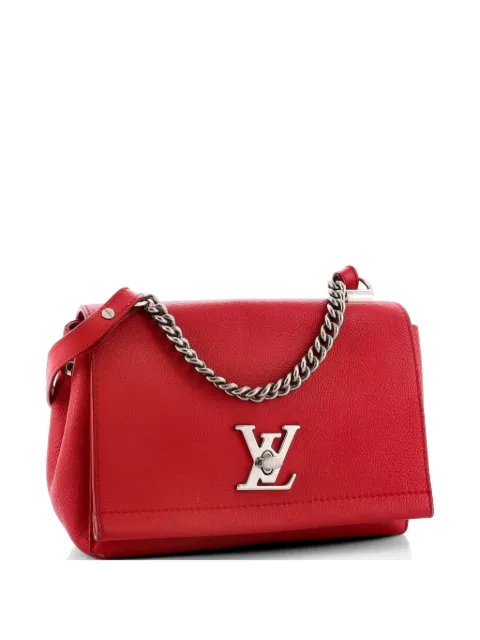Louis Vuitton Pre-Owned Lockme II Handbag Leather BB crossbody bag Red MOO8R4LGN9P3N0M0